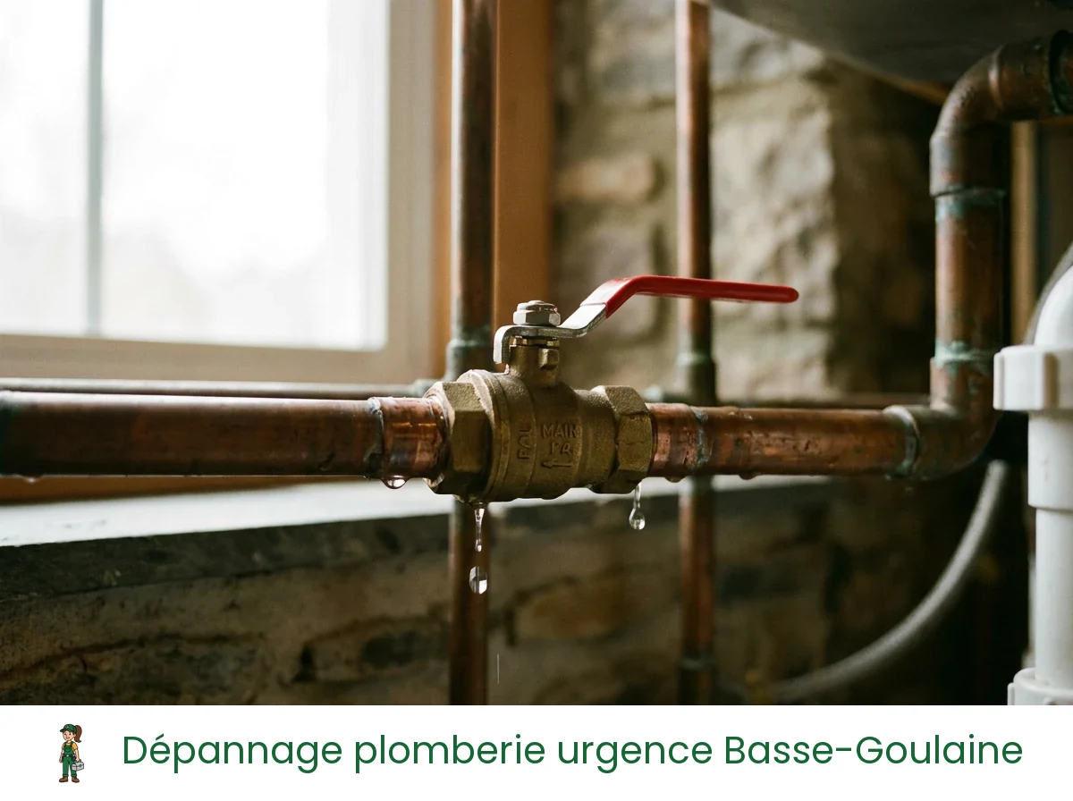 Dépannage plomberie urgence à Basse-Goulaine