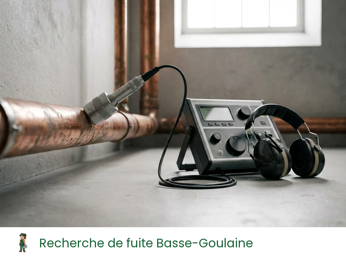 Recherche de fuite à Basse-Goulaine