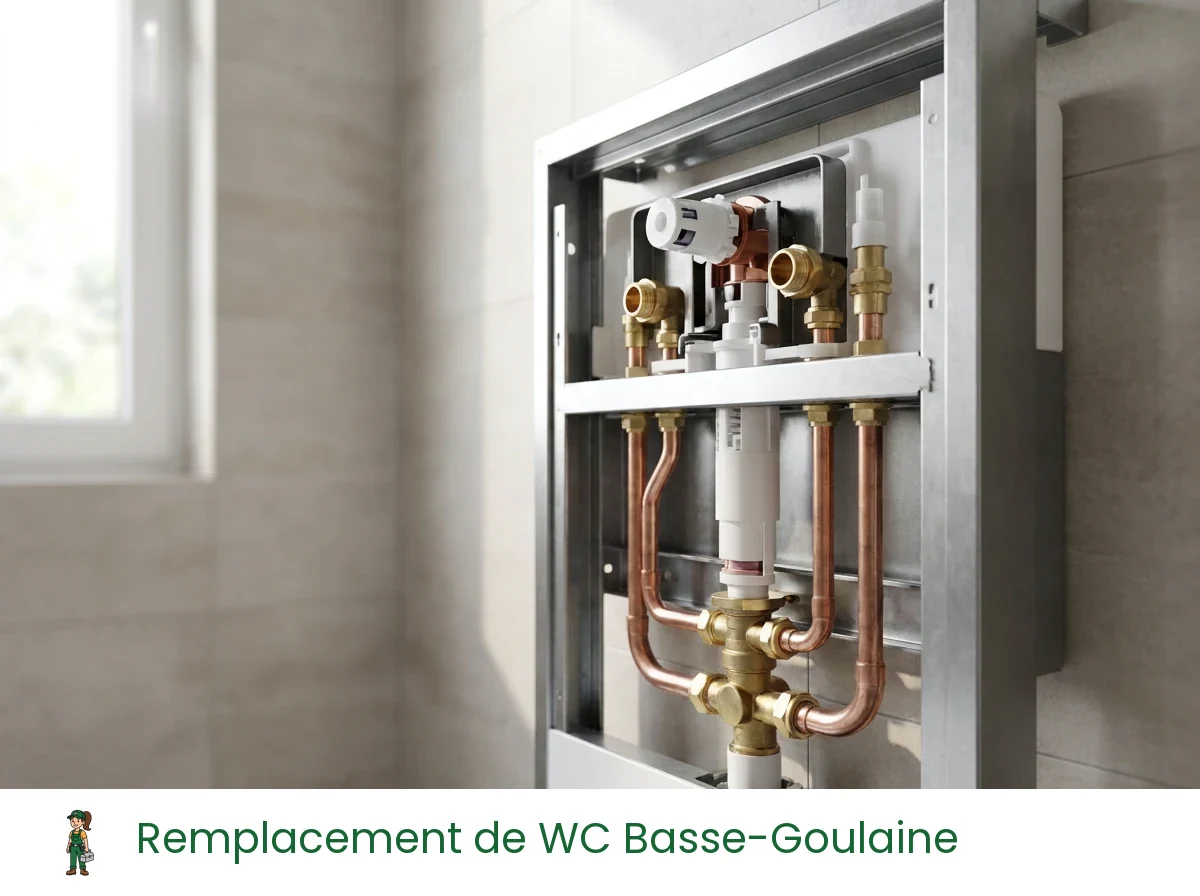 Remplacement de WC à Basse-Goulaine