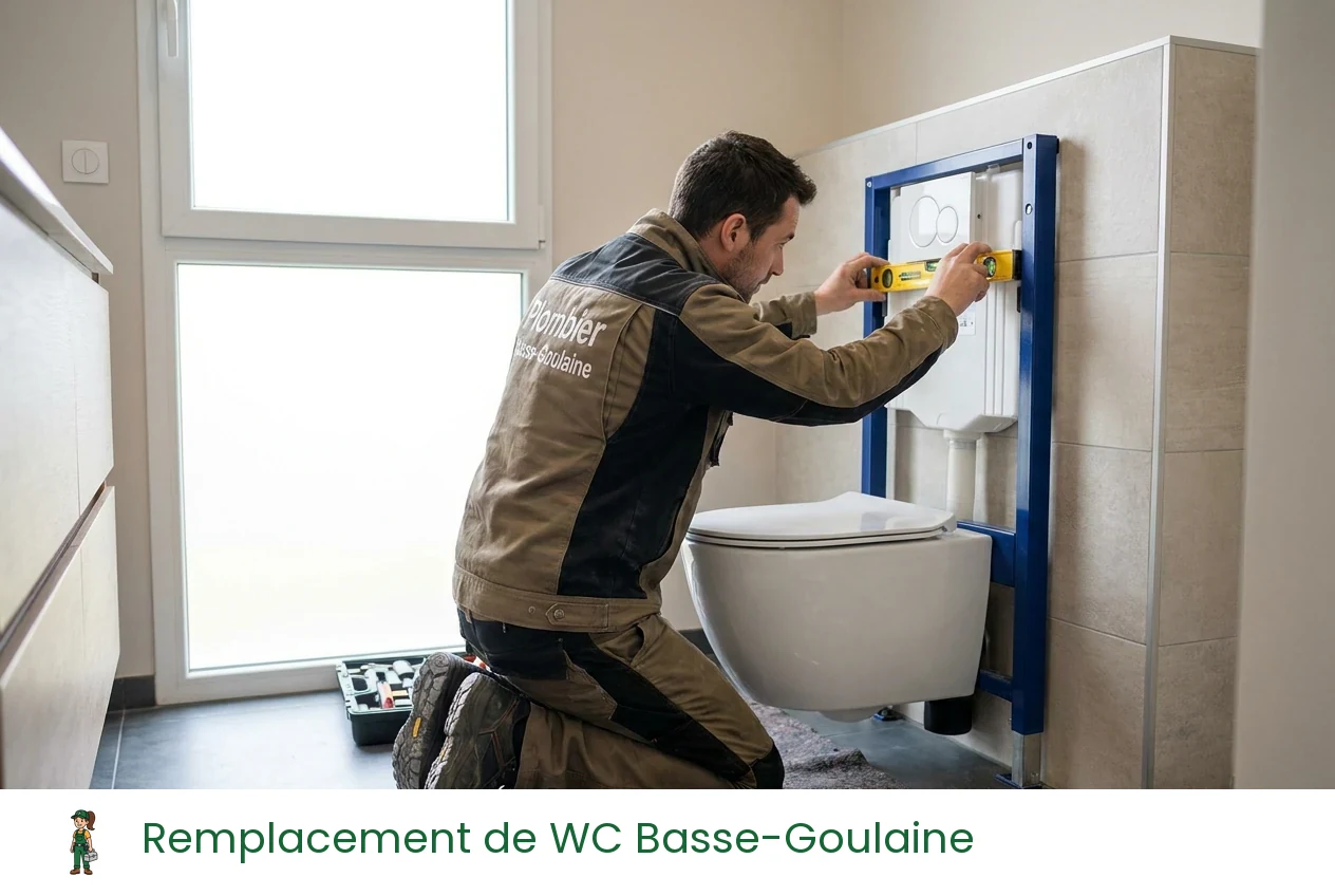 Remplacement de WC à Basse-Goulaine