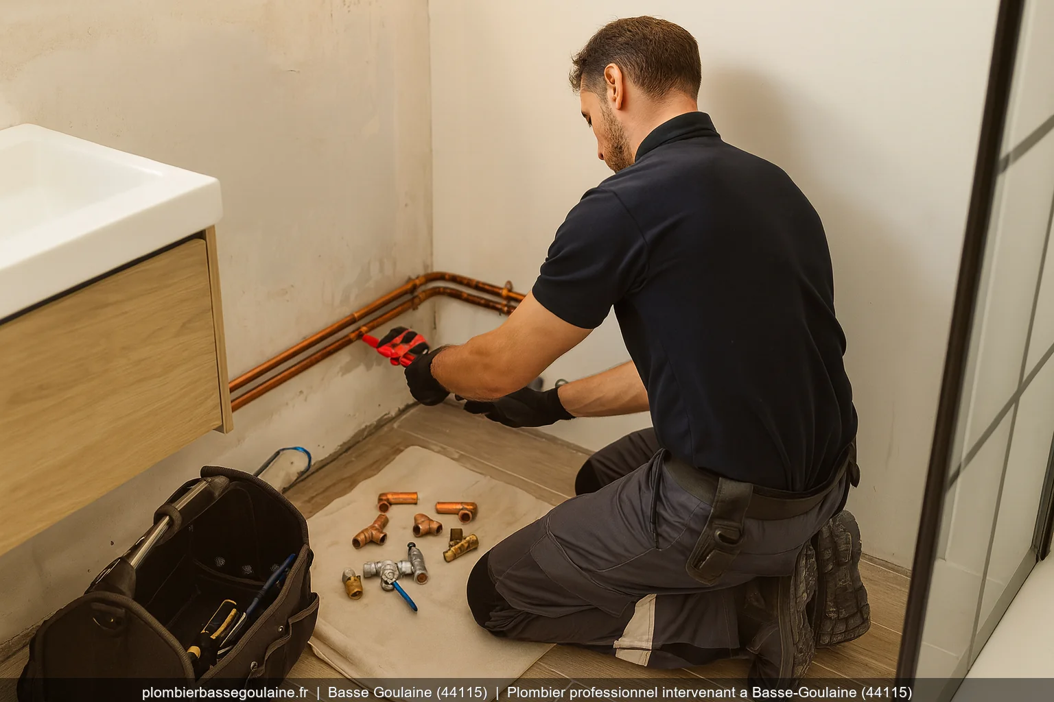 Plombier professionnel intervenant a Basse-Goulaine (44115)